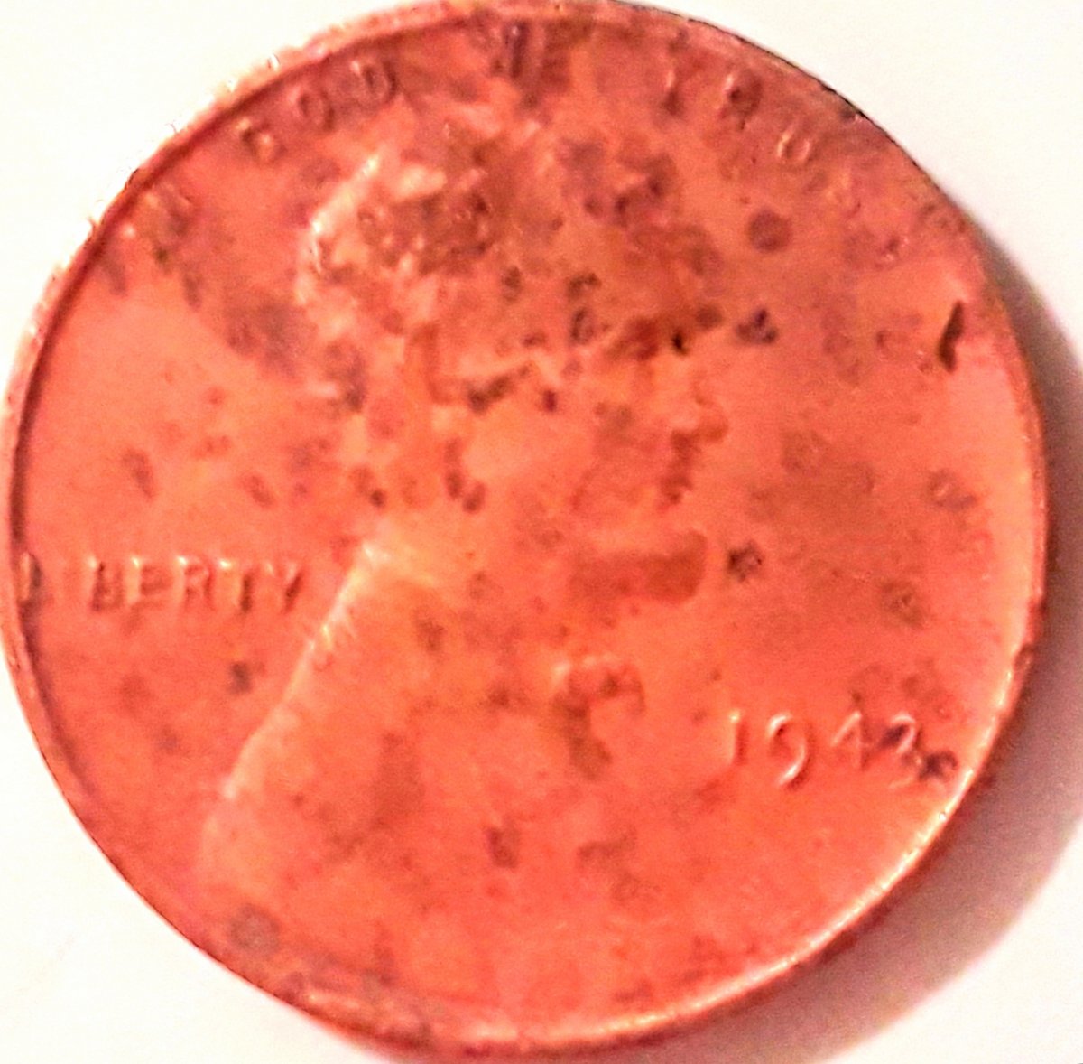 1943-Copper-Cent.-3.3-Gram,-Magnetic-Free